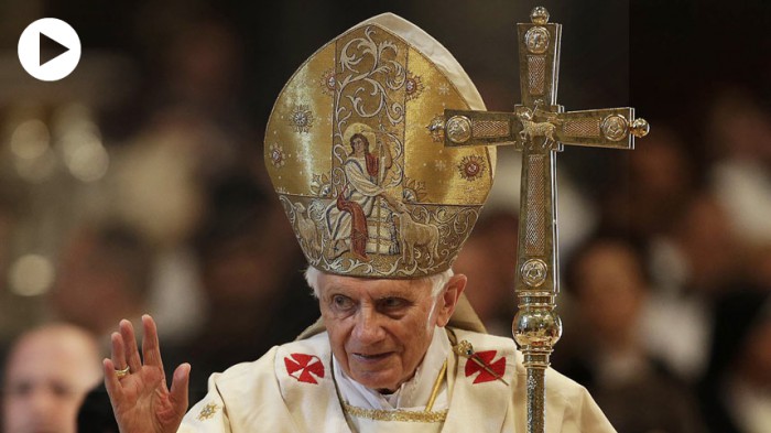 Photo:  Benedict XVI resigns